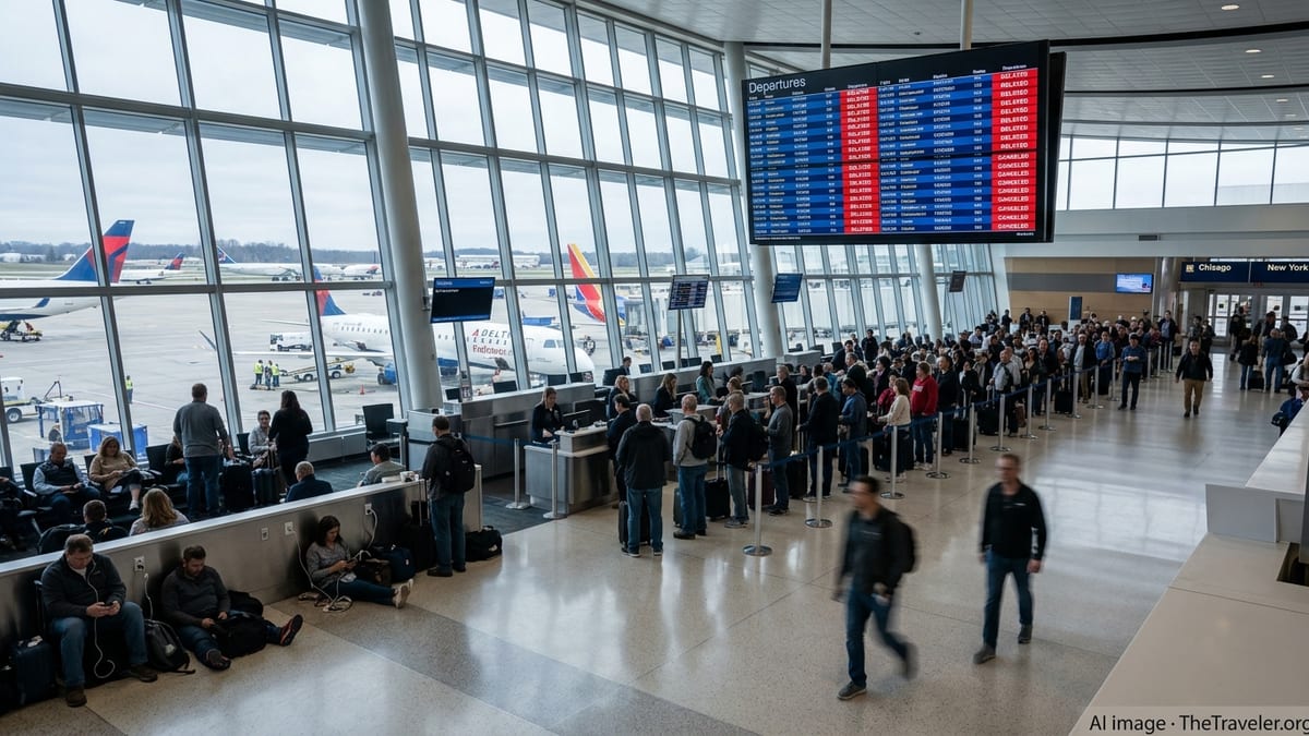 Flight Delays and Cancellations Snarl Traffic at CVG