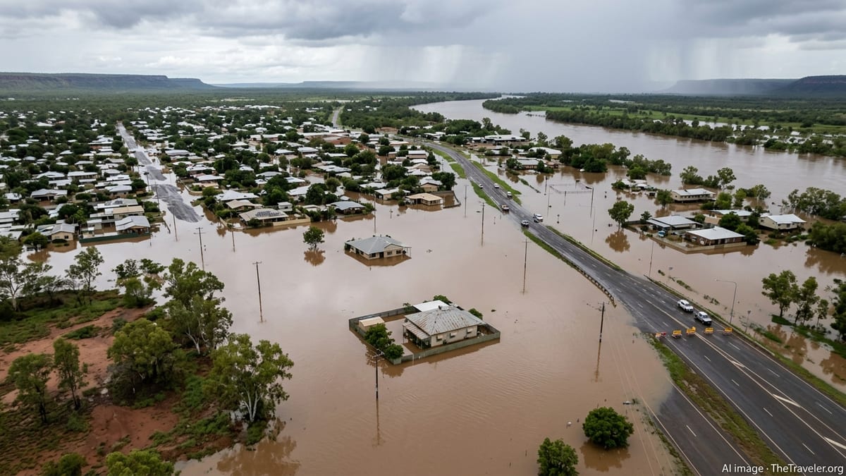 Cyclone Narelle Triggers NT Flood Emergency and Travel Chaos