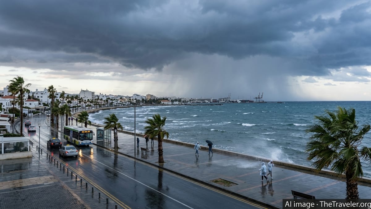Cyprus Issues Island-Wide Storm Alert as Travel Disruptions Loom