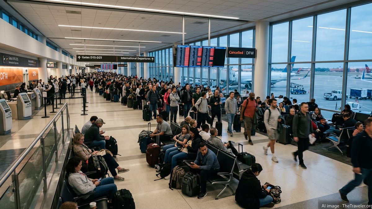 Dallas-Fort Worth Flight Turmoil Disrupts US and Global Travel