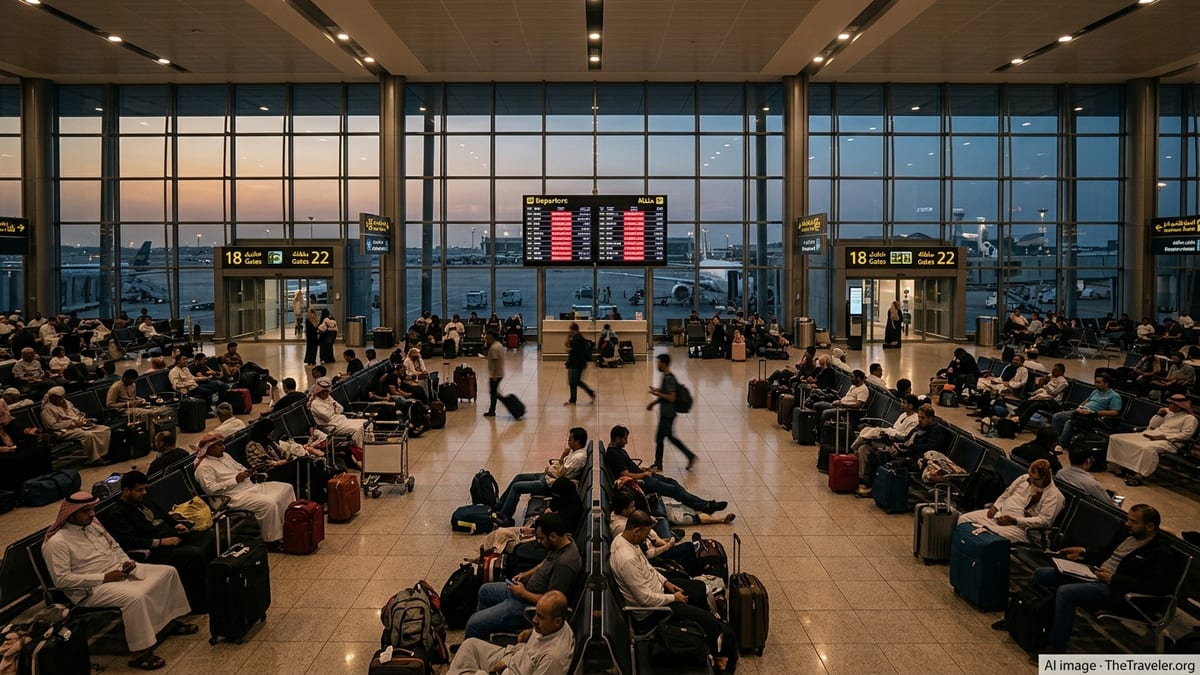 Mass Flight Cancellations Disrupt Travel at Dammam’s King Fahd Airport