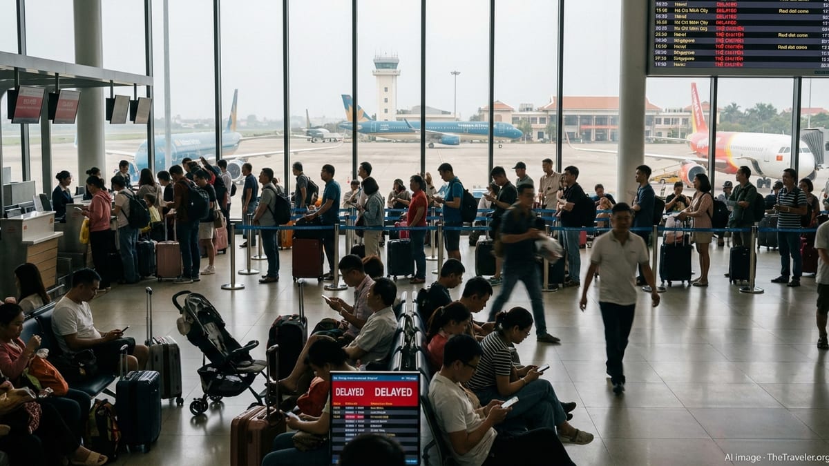 Drones Snarl Tết Travel at Da Nang Airport