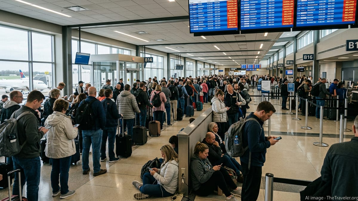 Storm Chaos and System Strains Snarl Travel at Dayton Airport