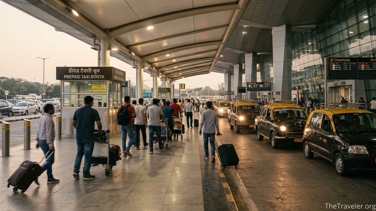Delhi Airport Prepaid Taxi Guide: Counters, Fares & Safety
