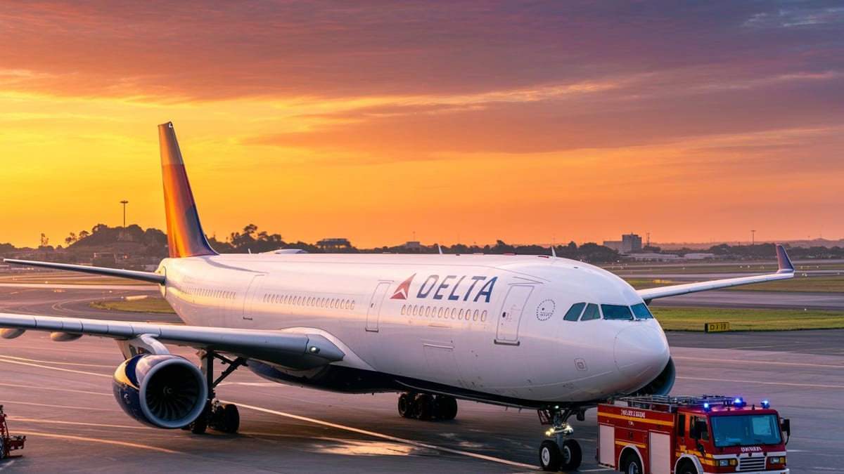 Delta A330 Engine Fire Disrupts Night Departures at São Paulo GRU