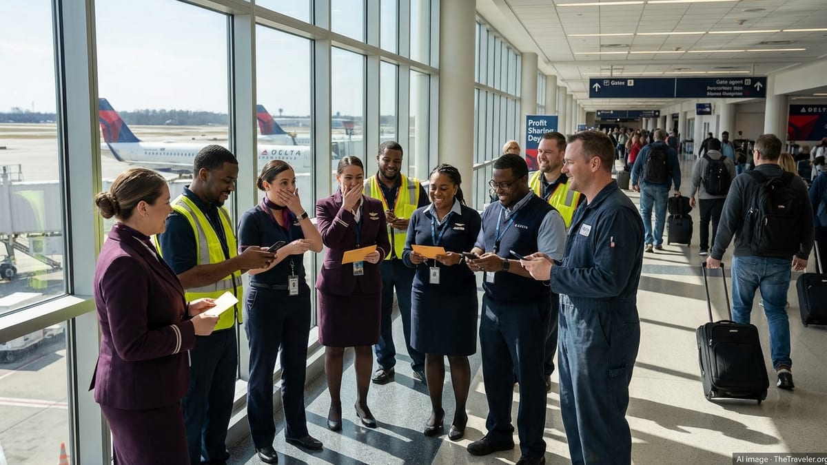 Delta to Pay $1.3 Billion in Record 2025 Profit Sharing