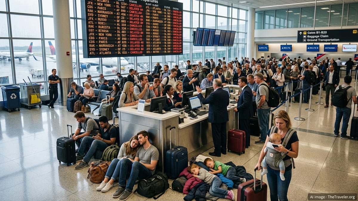 Delta Cancellations Trigger Fresh Travel Chaos Worldwide