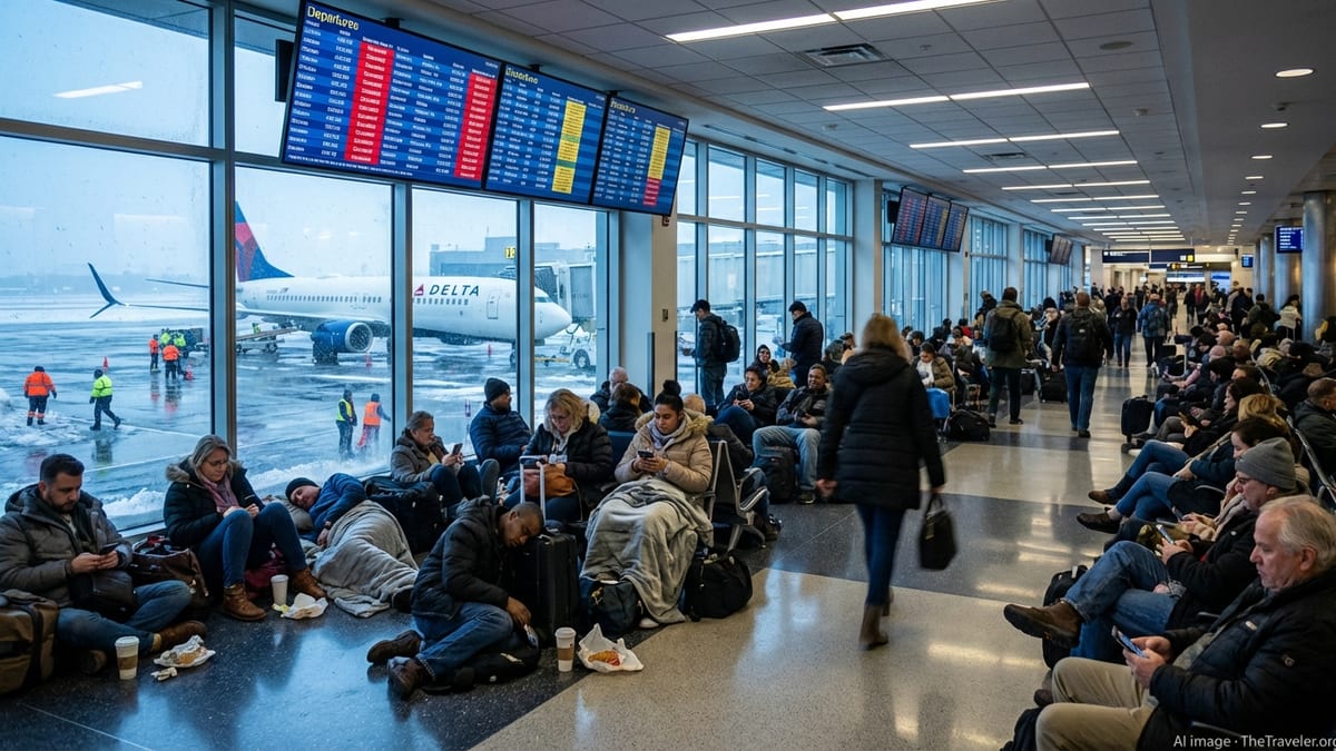 Delta Hit by 60 Cancellations, 500 Delays as Storm Looms