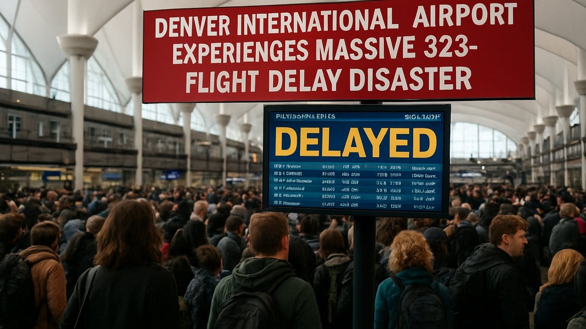 Denver Airport Meltdown: 323-Flight Delay Snarls Spring Travel