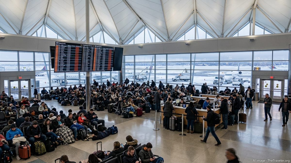Snow Chaos at Denver Airport Disrupts U.S. and Europe Flights