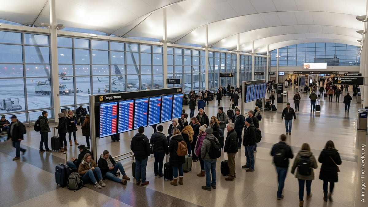 Storm Disruptions Strand Passengers at Denver International