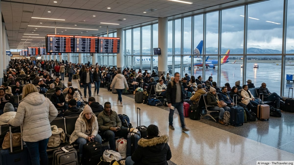 Storms Snarl Denver Airport, Grounding Thousands of Travelers