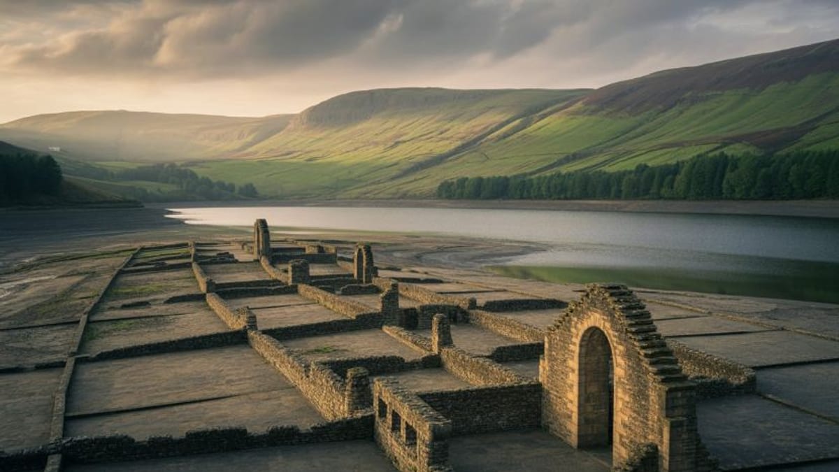 Derwent Village Rises From Ladybower, Drawing Peak District Crowds
