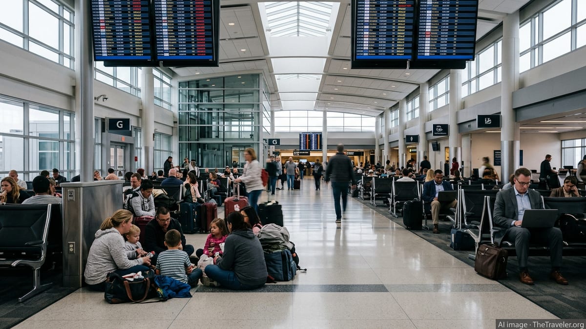 Mass Disruptions Strand Travelers at Detroit Metro Airport
