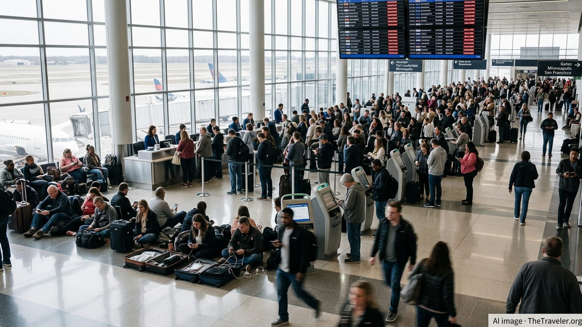 Detroit Flight Chaos Ripples Across Major US Hubs