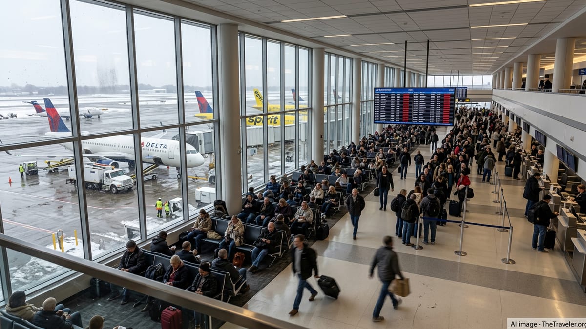 Major Disruptions Hit Detroit Metro With Hundreds of Flight Delays