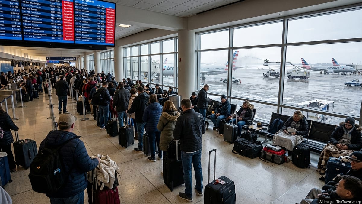 DFW Flight Chaos: Winter Storm Fallout Paralyzes U.S. Air Travel