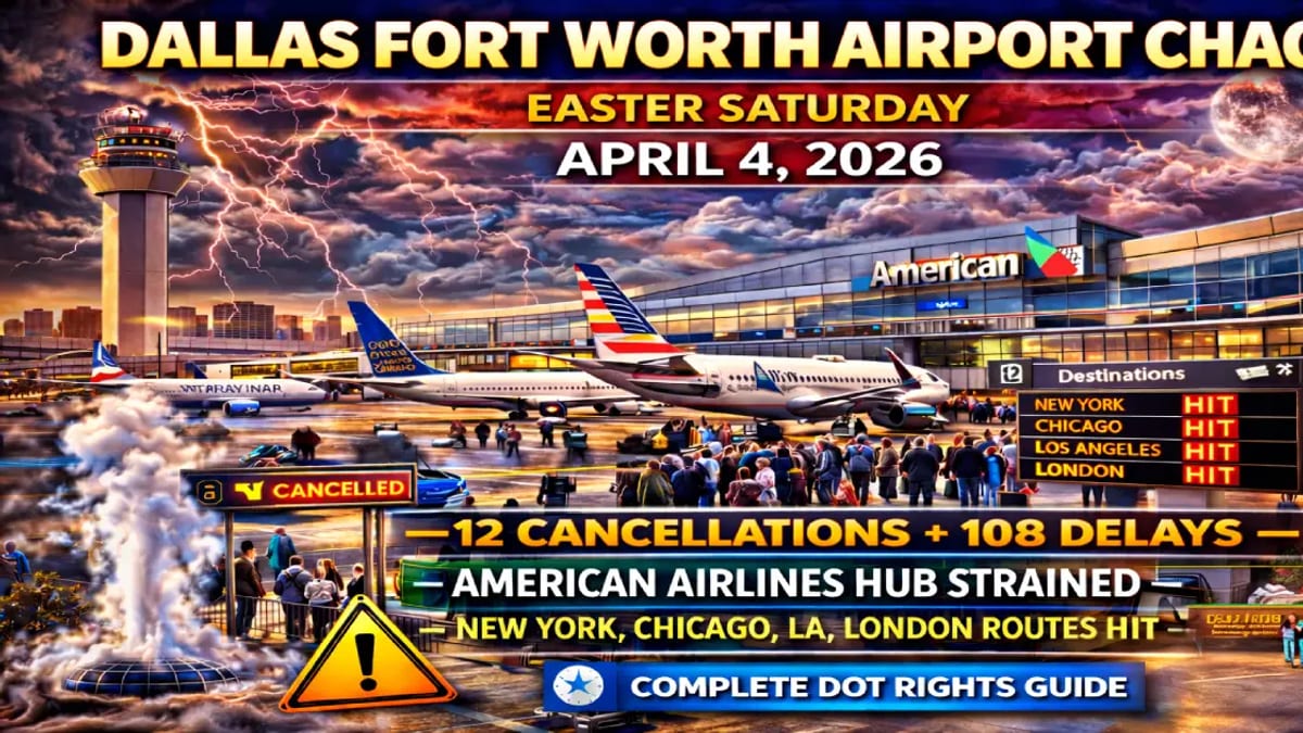 DFW Easter Weekend Turmoil: Delays Snarl Holiday Plans