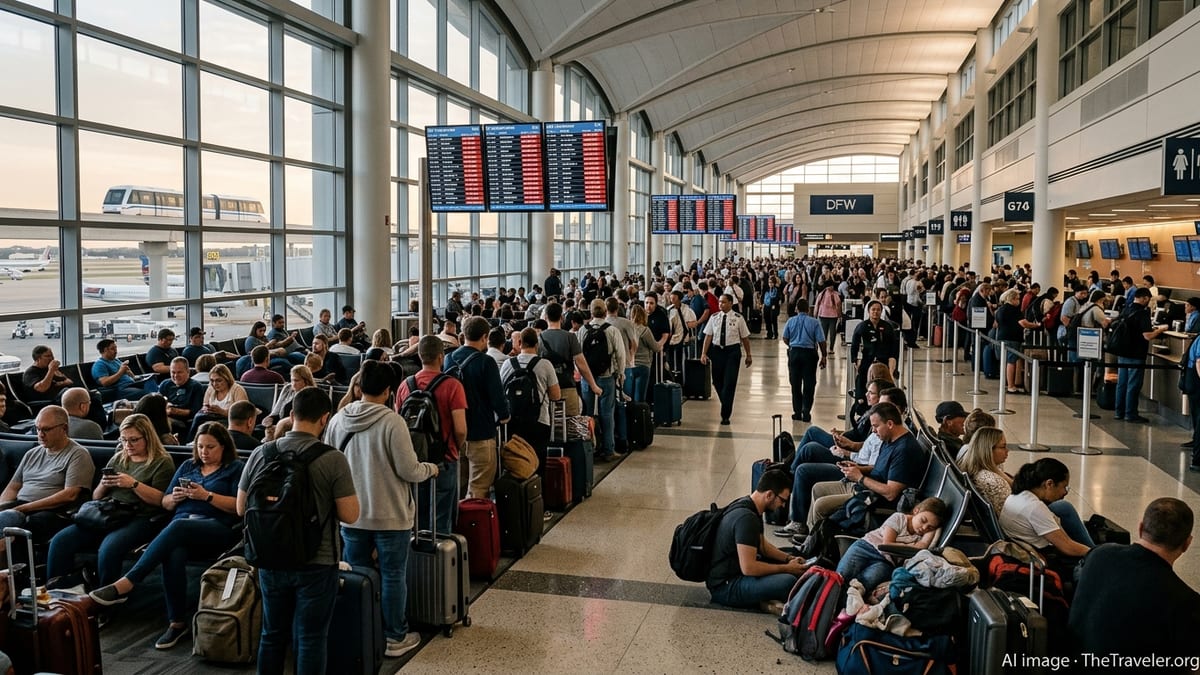 Flight Chaos at DFW as Delays Ripple Across Three Continents