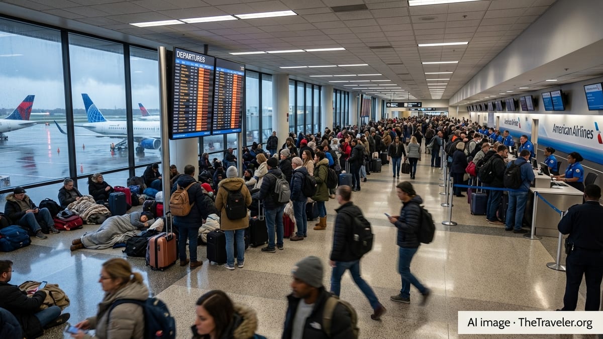 DFW Flight Chaos Leaves Hundreds Stranded Across U.S. Hubs