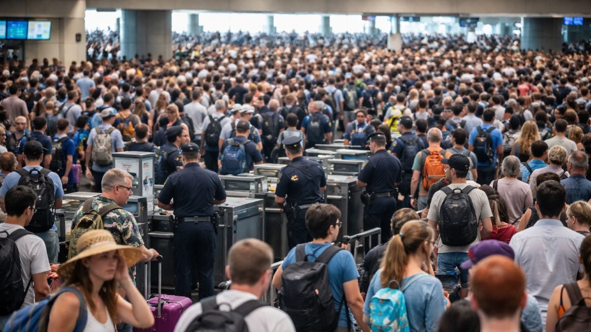 DHS Shutdown Snarls U.S. Airports Ahead of Spring Break