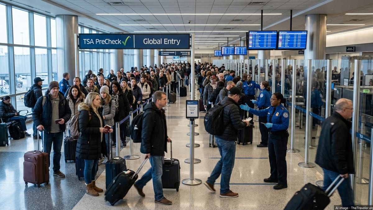 DHS Halts TSA PreCheck, Global Entry as 2026 Shutdown Deepens