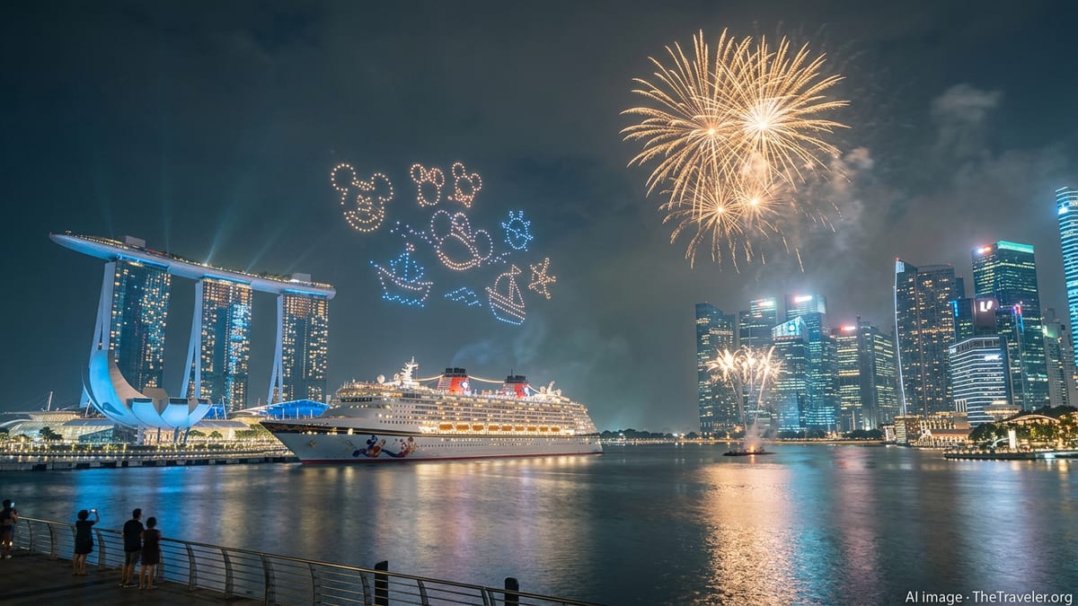 Disney Adventure Lights Up Singapore With Marina Bay Sky Show