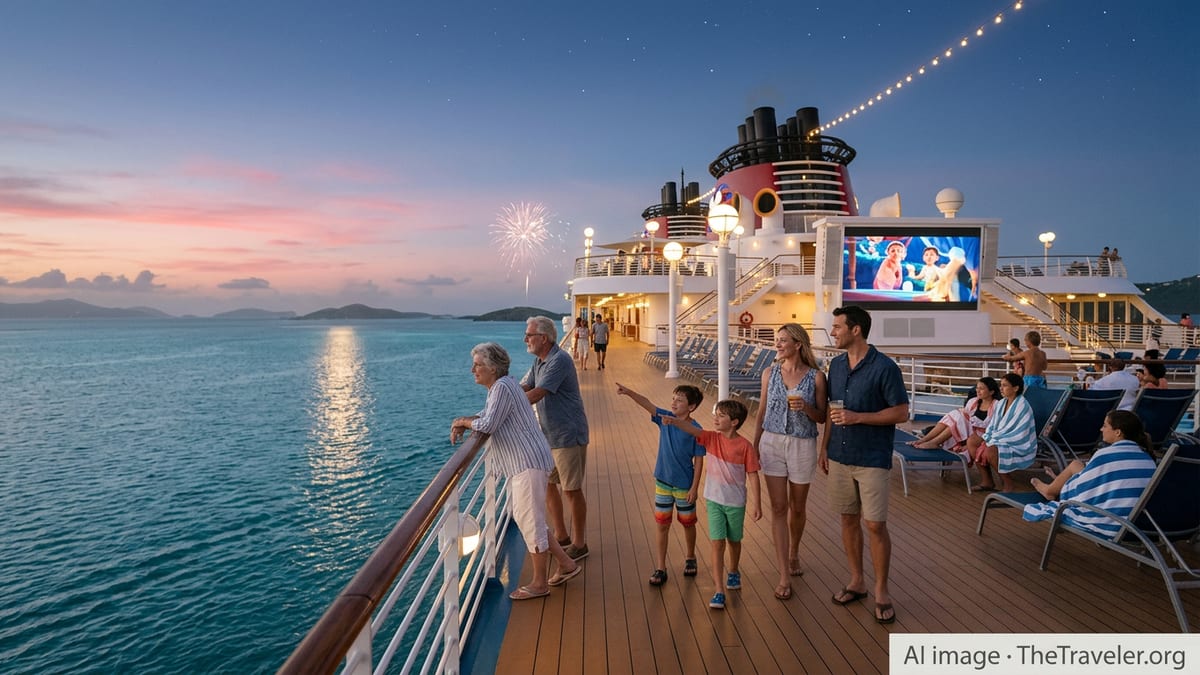 Disney Cruise Line’s ‘Midnight Magic’ Puts Families First
