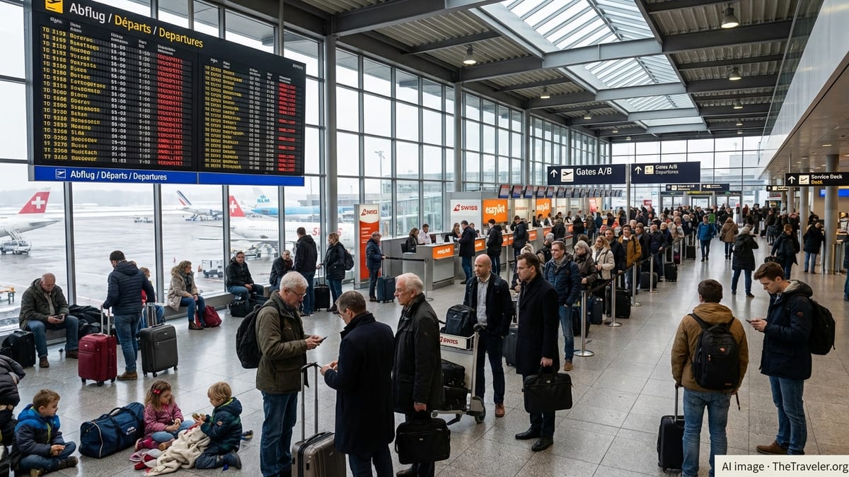 Swiss Hubs Suffer Wave of Cancellations and Delays, Stranding Hundreds of Passengers