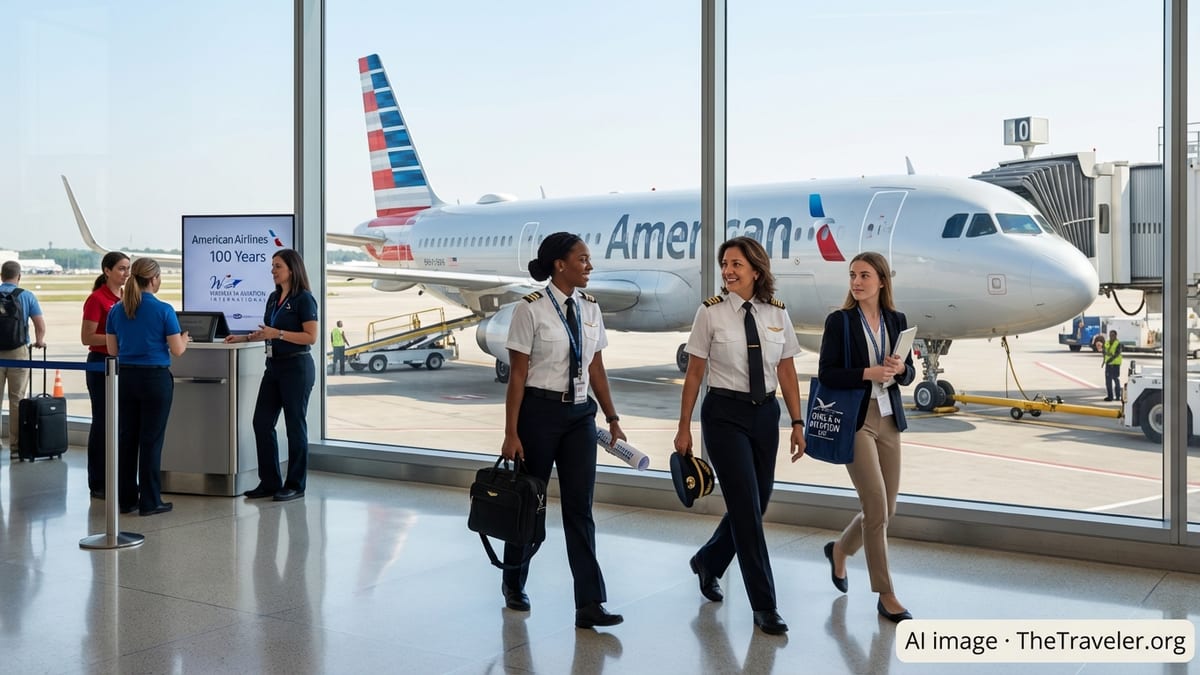 American Airlines Marks Centennial With New Push for Women in Aviation