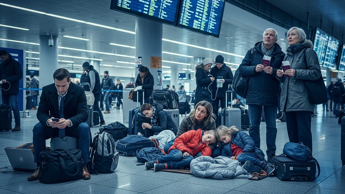 Winter Storms Snarl European Air Travel, With 3,000 Flights Delayed or Cancelled