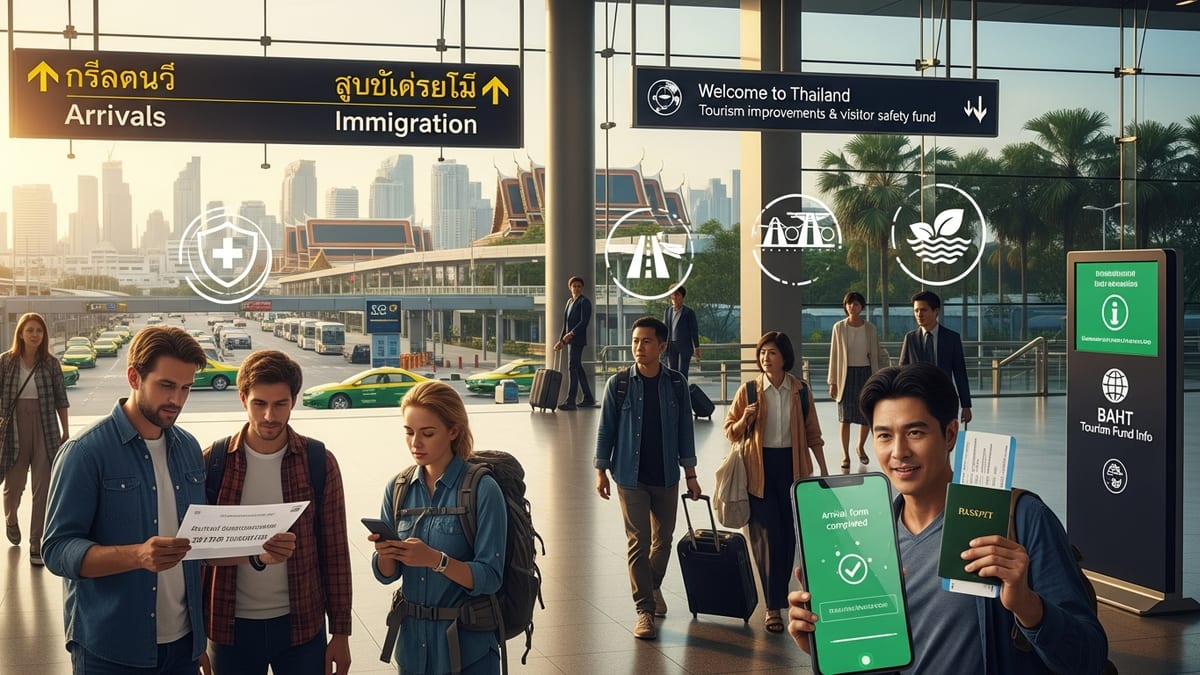 Thailand Edges Toward 2026 Rollout of Long-Delayed Tourism Tax on Foreign Visitors