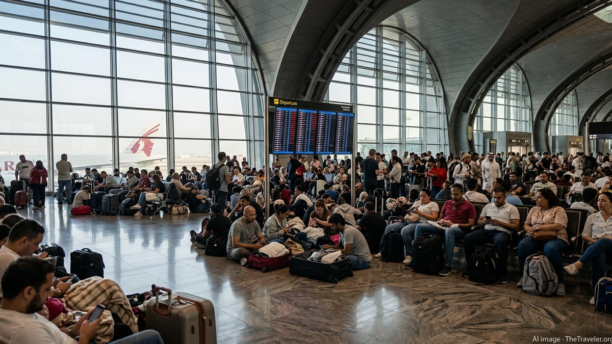 Mass Cancellations at Doha’s Hamad Airport Strand Hundreds