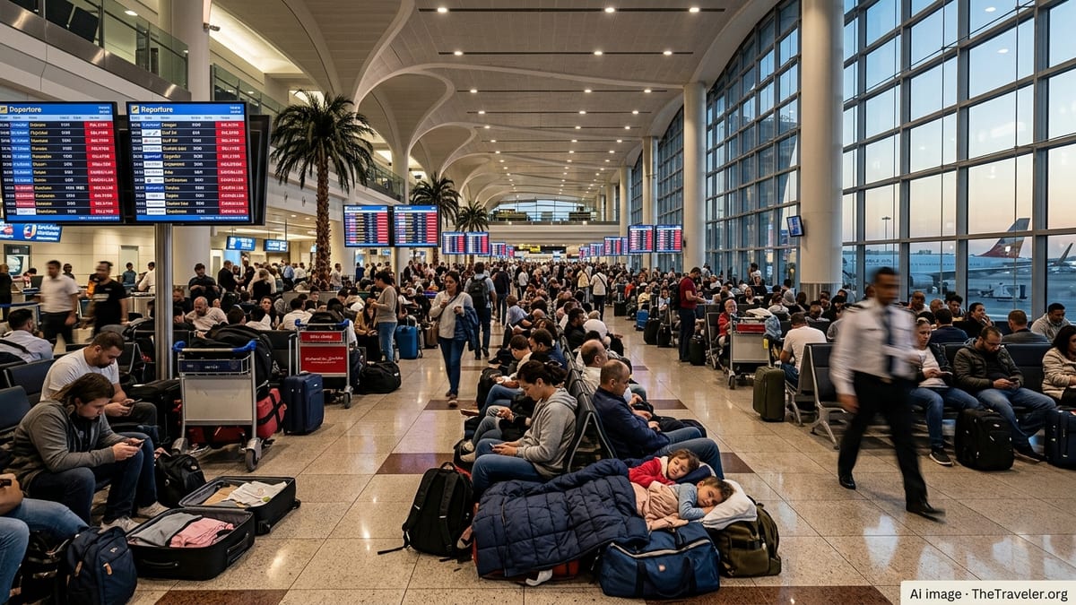 Hundreds Stranded as UAE Hubs Suffer Fresh Wave of Disruptions