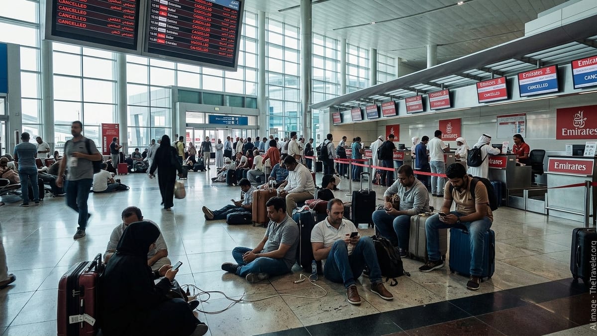 Over 30 Dubai Airport Cancellations Leave Travelers Stranded