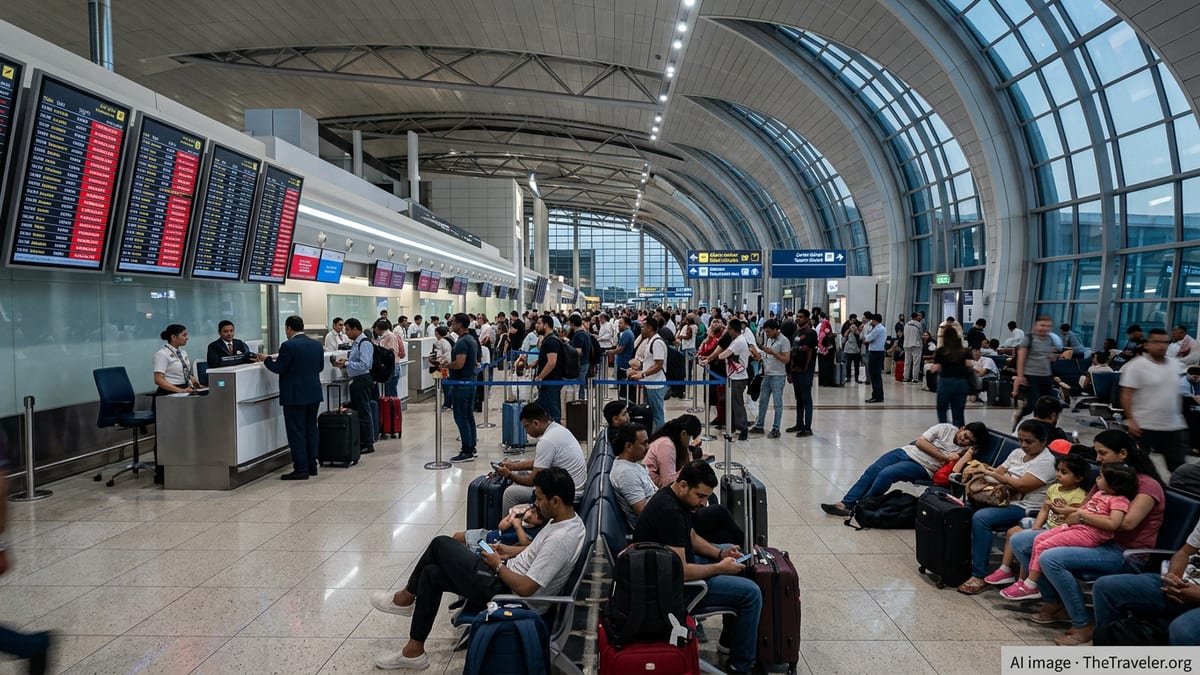 Dubai Airport Chaos as Middle East Conflict Grounds Flights