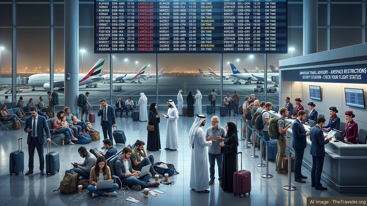 Selective Flight Cancellations Disrupt UAE Links Amid Iran Airspace Security Fears
