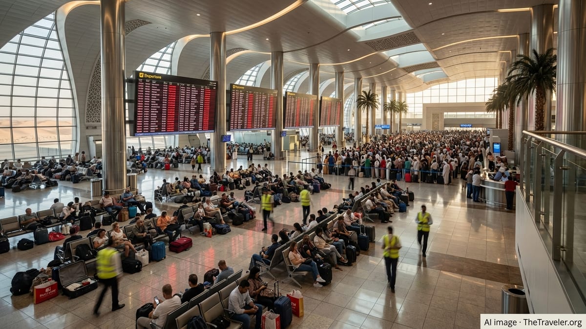 Middle East Airspace Shutdown Strands Thousands in Dubai