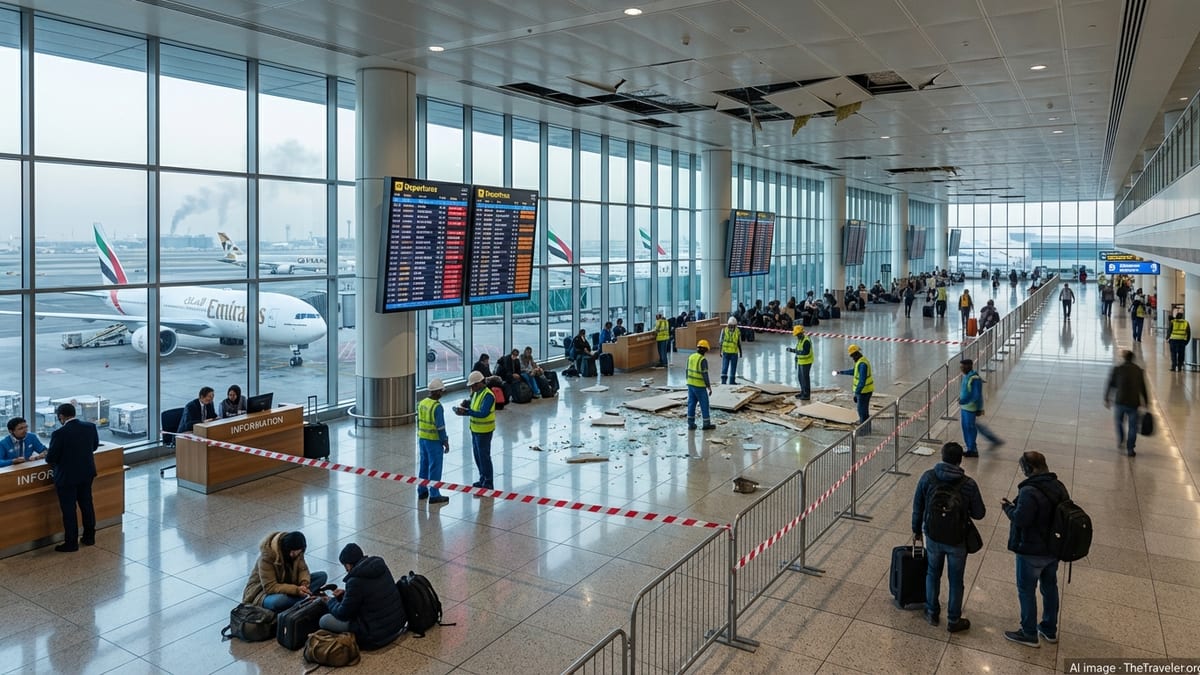 UAE–Iran Strikes Disrupt Dubai Airport, Flights Halted