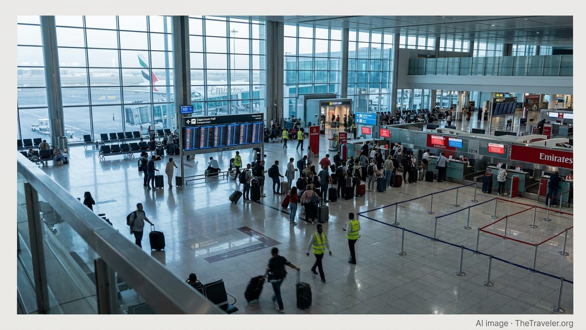 Dubai Airport Restarts Flights After Airspace Shutdown