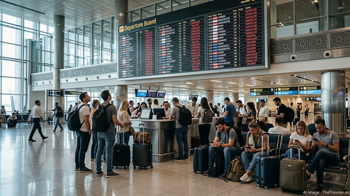Dubai Airport Shutdown Deepens UK Flight Disruption