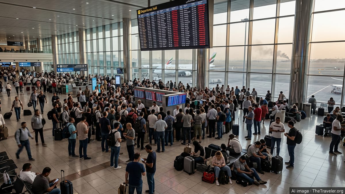 Dubai Airport Shutdown Sends UK Flights Into Chaos