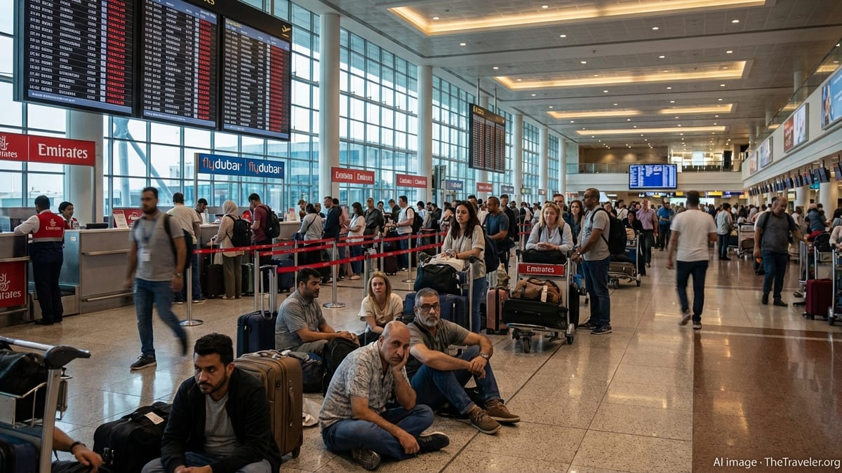 Dubai Flights Halted as UAE Airspace Partially Shuts Amid Strikes