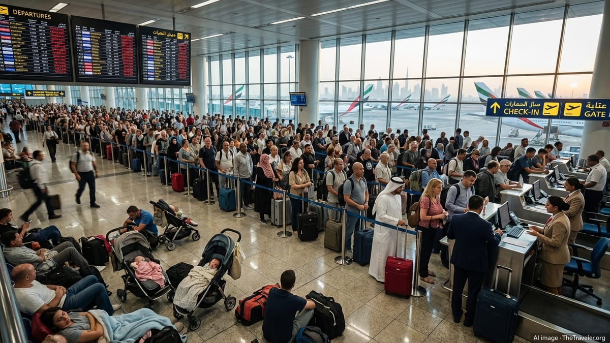 Dubai Airspace Shutdown Triggers Massive Flight Chaos