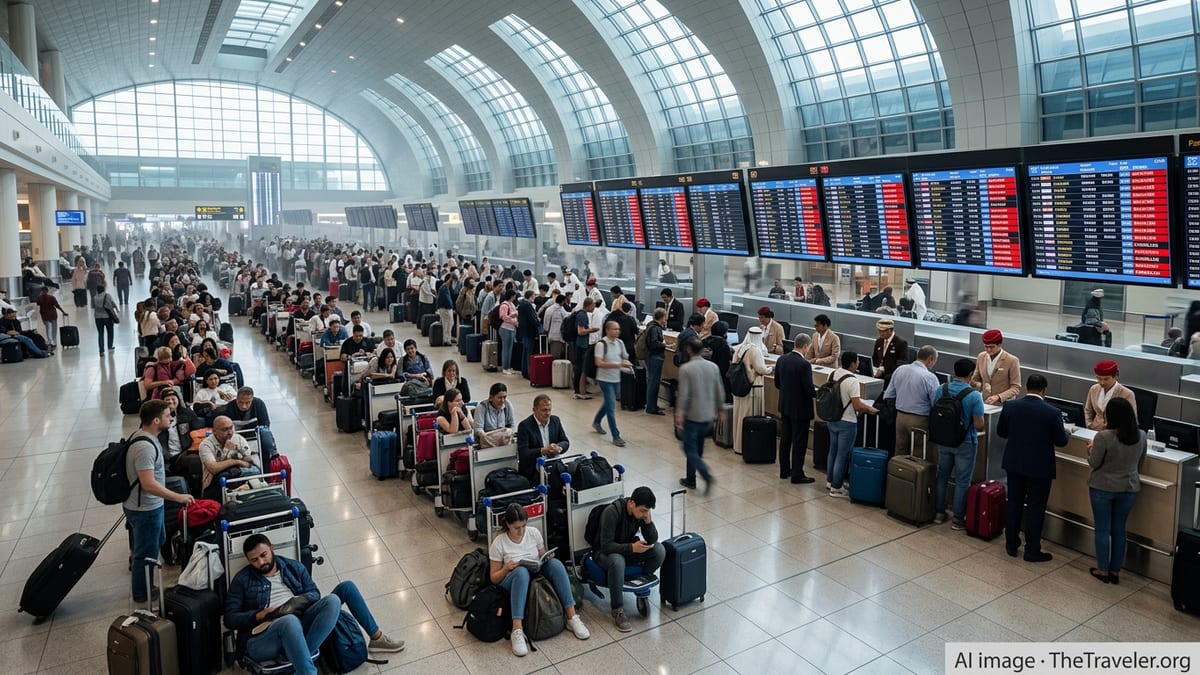 Global Flights Snarled as Middle East Airspace Crisis Chokes Dubai