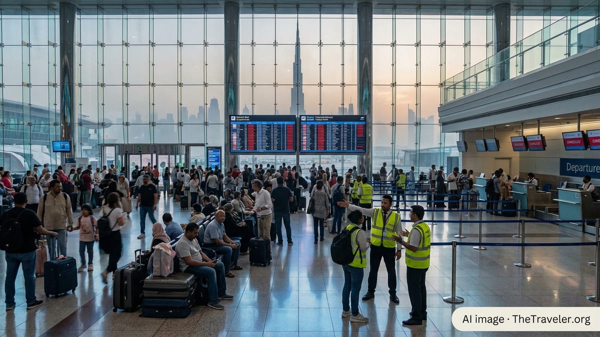 Dubai Airspace Shutdown Triggers Global Flight Chaos