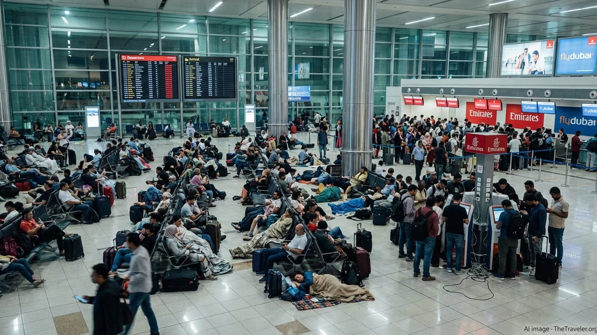 Dubai Airport Meltdown as Middle East Airspace Slams Shut