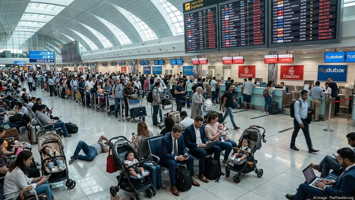 Middle East Flight Chaos Strands Passengers Across Key Hubs