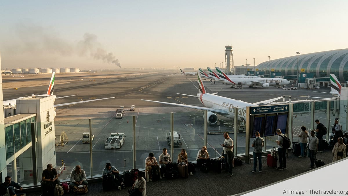 Dubai Drone Strike Triggers Flight Chaos Across Middle East