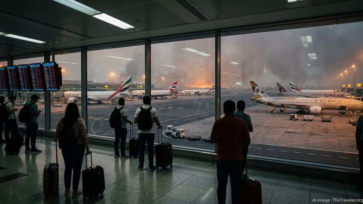 Dubai Drone Strike Triggers Massive Middle East Flight Chaos